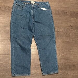 L.L. Bean Relaxed Fit lined Blue Jeans